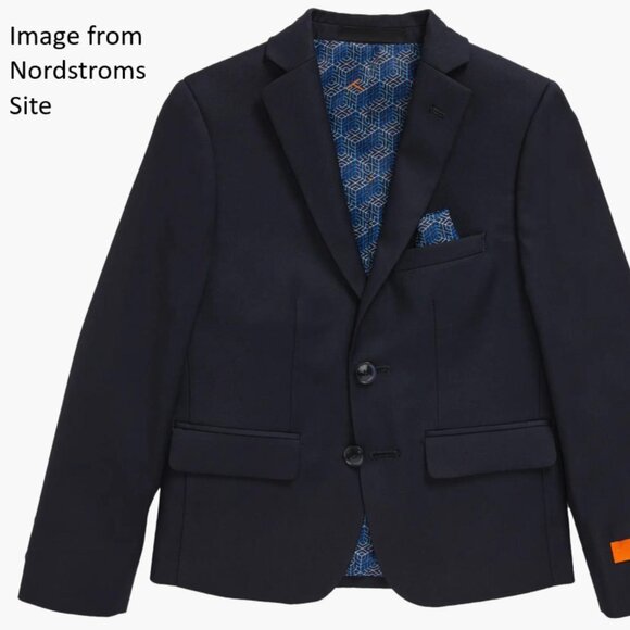 Tallia Navy Blazer Boys Size size 16 -- Nordstrom - Picture 3 of 3
